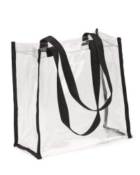 OAD OAD5004 Clear Value Tote – 0.3mm Double-Polished 100% PVC Transparent Tote | 12
