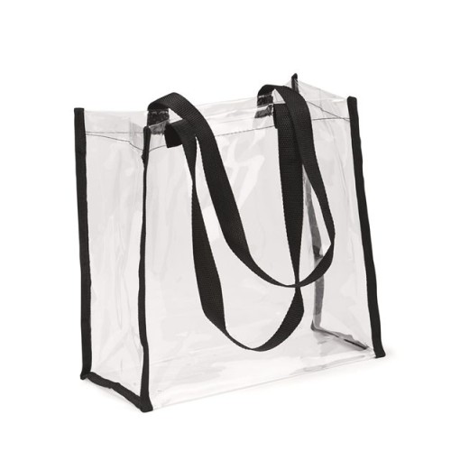 OAD OAD5004 Clear Value Tote – 0.3mm Double-Polished 100% PVC Transparent Tote | 12