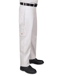 Red Kap PC80 Men's Painter Dungaree Pant – 9 oz. 100% Cotton Drill, Carpenter Style, Hammer Loop