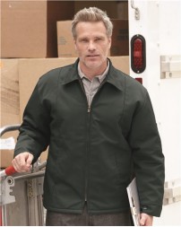 Red Kap JT50T Men's Tall Perma-Lined Panel Jacket – 7.5 oz. 65/35 Twill, Quilted Insulated | Tall Sizes
