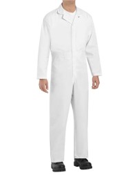 Red Kap CT16 Men's Twill Action Back Coverall – 7.25 oz. Twill, No Breast Pockets, Food Processing | S–3XL