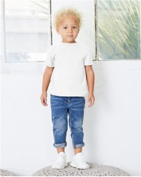 BELLA + CANVAS 3001T Toddler Jersey Tee – 4.2 oz. Airlume Cotton Short-Sleeve Toddler T-Shirt | 2T–5T