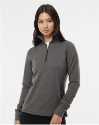 J. America 8433 Women’s Omega Stretch Quarter-Zip Pullover – 8 oz. Women’s Quarter-zip pullover | S–2XL