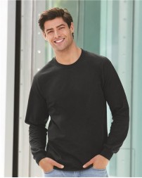 Gildan H400 Unisex Hammer™ Long Sleeve T-Shirt – 6 oz. 100% Ring-Spun US Cotton 20 Singles | Hammer High Stitch Density | Seamless Non-Topstitched 7/8″ Collar | Taped Neck & Shoulders | OEKO-TEX