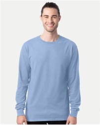 ComfortWash by Hanes GDH200 Garment-Dyed Long Sleeve T-Shirt – Unisex 5.5 oz. Ring-Spun Cotton | S–3XL