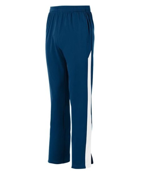 Augusta Sportswear 7760 Men's Medalist 2.0 Pants – Heavyweight Polyester Matte Brushed Tricot Warm-Up Pant with Contrast Side Inserts | S–3XL