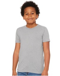BELLA + CANVAS 3413Y Youth Triblend Tee – 3.8 oz. 50/25/25 Poly/Airlume Cotton/Rayon Short-Sleeve Youth Crew Tee | S–XL