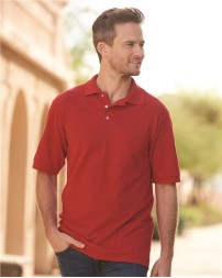 JERZEES 443M Men's 100% Ring-Spun Cotton Piqué Polo – 6.5 oz. Men's polo shirt | S–3XL