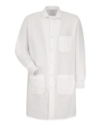 Red Kap KP70 Unisex Specialized Cuffed Lab Coat – 5 oz. 80/20 Poly/Cotton, Exterior Chest Pocket, Knit Cuffs | 41.5