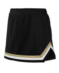 Augusta Sportswear 9145 Women's Pike Cheer Skirt – 90/10 Polyester/Spandex 4-Way Stretch with Three-Color Trim