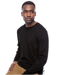 American Apparel 2007 Unisex Fine Jersey Long Sleeve Tee – 4.5 oz. 100% Combed Ring-Spun Cotton with Rib Cuffs | S–3XL