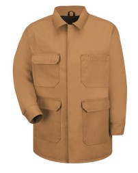Red Kap JD24 Men's Blended Duck Chore Coat – 10 oz. 65/35 Duck, Insulated, Bi-Swing Back | S–4XL