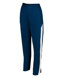 Augusta Sportswear 7762 Women's Medalist 2.0 Pants – Heavyweight Polyester Matte Brushed Tricot Warm-Up Pant with Contrast Side Inserts | XS–2XL