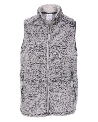 J. America 8456 Women’s Epic Sherpa Full-Zip Vest – 9.5 oz. Women’s Vest | S–XL