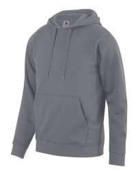 Augusta Sportswear 5415 Youth 60/40 Fleece Hoodie – 9 oz. Cotton/Poly Athletic Fleece, Jersey-Lined Hood | S–L