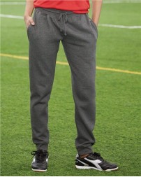 Badger 1216 Women's Sport Athletic Fleece Joggers – 9.5 oz. 60/40 Ring-Spun Cotton/Polyester Tapered Jogger | XS–2XL