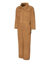 Red Kap CD32 Men's Insulated Duck Coverall – 10 oz. 65/35 Duck Shell, Quilted Insulated Lining | S–5XL