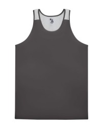 Alleson Athletic 8668 Ventback Singlet – Men's 100% Polyester Contrast Mesh Back Athletic Tank | XS–3XL