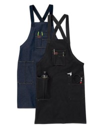 Red Kap TD20 Shop Apron – 13.75 oz. 100% Cotton Heavyweight Denim with ZeroSkratch | One Size (28W x 36L)