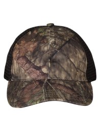 Richardson 111P Garment Washed Printed Trucker Cap - Camo Print Unstructured Soft Mesh Back | OSFM Snapback