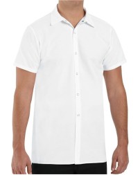Chef Designs 5050 Cook Shirt - 4.7 oz. 65/35 Poly/Cotton Poplin Six-Gripper Long Cook Shirt | XS-3XL