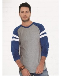 LAT 6934 Unisex Fine Jersey Mash Up Long Sleeve Tee – Unisex 4.5 oz./yd² Long-Sleeve T-Shirt | S–3XL