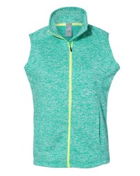J. America 8625 Women's Cosmic Fleece Vest – 7 oz. Women's Vest | S–2XL