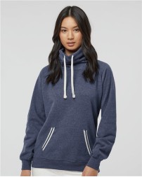 J. America 8653 Women's Relay Cowl Neck Sweatshirt – 6.5 oz. Women's Cowl neck sweatshirt | S–2XL