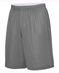 Augusta Sportswear 1406 Unisex Reversible Moisture Wicking Shorts – Two-Layer 100% Polyester Mod Camo Wicking Knit Athletic Shorts | S–3XL