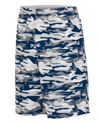 Augusta Sportswear 1407 Youth Reversible Moisture Wicking Shorts – Two-Layer 100% Polyester Athletic Shorts Mod Camo Wicking Knit | XS–L