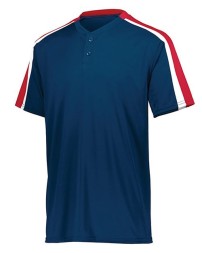 Augusta Sportswear 1558 Youth Power Plus Jersey 2.0 – 100% Polyester Moisture-Wicking Two-Button Baseball Jersey | S–L