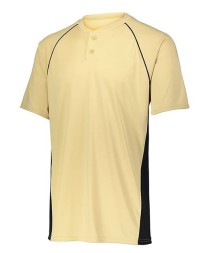 Augusta Sportswear 1561 Youth Limit Jersey – Polyester Smooth Knit Two-Button Baseball Jersey with Mesh Inserts | S–L
