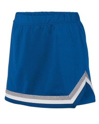 Augusta Sportswear 9146 Girls' Pike Cheer Skirt – 90/10 Polyester/Spandex 4-Way Stretch Youth Cheer Skirt