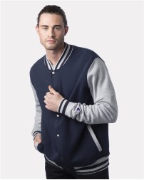 Champion CO100 Unisex Bomber Jacket – 8.5 oz. 80/20 Cotton/Polyester Sueded Fleece with 100% Cotton Face | S–3XL