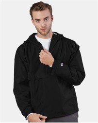 Champion CO200 Unisex Packable Anorak Jacket – 2.8 oz. 100% Polyester 70D Micro Poplin Wind- and Water-Resistant Packable Jacket | S–3XL