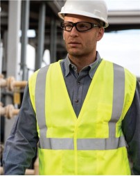 Kishigo F442 Unisex FR ARC Vest – Unisex Flame-Resistant Safety Vest | M–5XL | ANSI/ISEA 107 Type R Class 2 | NFPA 70E-2012 | ASTM F1506 | CAT 2 | Arc Rating/ATPV: 8.9 cal/cm²