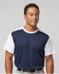 Alleson Athletic 532CJ Men's Crewneck Pullover Baseball Jersey – 100% Diamond Mock Mesh Cationic Polyester Two-Color Jersey | S–3XL
