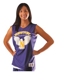 Alleson Athletic 560RW Women's Reversible Mesh Tank – 3.4 oz. 70 Denier Tricot Mesh Cationic Polyester Double-Ply Reversible | S–3XL