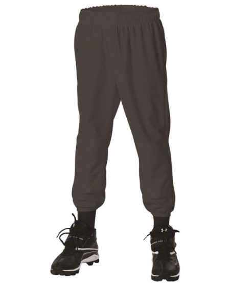 Alleson Athletic 604PDK2 Men's Pull-Up Baseball Pants – 9.5 oz. Double Knit Polyester | S–2XL