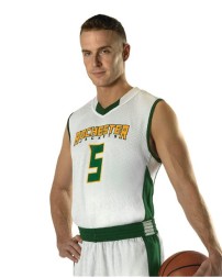 Alleson Athletic 589RSPY Youth Single Ply Reversible Basketball Jersey – NFHS Legal Bonded Mesh