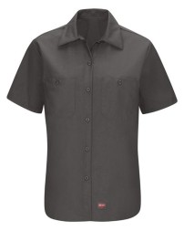 Red Kap SX21 Women's MIMIX Short Sleeve Work Shirt – 4.25 oz. Ripstop Body with Mesh Flex Panels | S–4XL
