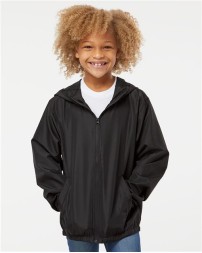 Independent Trading Co. EXP24YWZ Youth Lightweight Windbreaker Full-Zip Jacket –  Youth Full-zip windbreaker