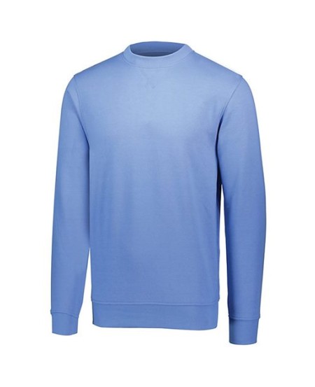 Augusta Sportswear 5416 Men's 60/40 Fleece Crewneck Sweatshirt – 9 oz. Cotton/Poly, V-Stitched Neck | XS–5XL
