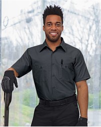 Red Kap SX20 Men's MIMIX Short Sleeve Work Shirt – 4.25 oz. 65/35 Ripstop with Mesh Flex Panels | S–4XL