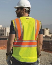 Kishigo 1543-1544 Unisex Premium Brilliant Series Ultimate Reflective Vest – Unisex Safety Vest | M–5XL | ANSI/ISEA 107-2015/2020 Type R Class 2