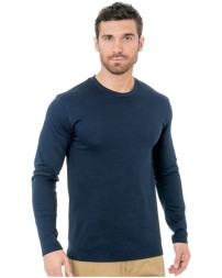 Bayside 9550 Fine Jersey Long Sleeve T-Shirt – Unisex 4.2 oz. Combed Ring-Spun Cotton Long-Sleeve Crew Tee | S–3XL