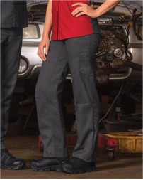 Red Kap PT3L Women's Crew Lightweight Pants – 6.5 oz. 70/28/2 Poly/Cotton/Spandex Ripstop, DWR, ZeroSkratch
