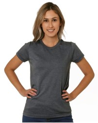 Bayside 5810 Women's USA-Made Triblend T-Shirt – 4.2 oz. 50/38/12 Poly/Cotton/Rayon Women's Triblend Tee | S–2XL