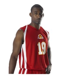 Alleson Athletic 54MMR Men's Reversible Basketball Jersey – 100% Mock Mesh Cationic Polyester Double-Ply V-Neck Reversible | S–3XL