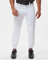 Alleson Athletic 605P Men's Baseball Pants – 12 oz. Double Knit Polyester Belt-Loop Pant | S–3XL